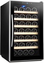 Countertop Thermoelectric Wine Cooler/Chiller Red & White Wine Cellar with Digital Temperature Display, with Advanced Cooling System