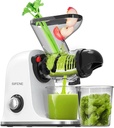 Cold Press Juicer Machine - Slow Masticating Juicer, Easy to Clean, White