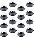 PRETYZOOM Moon Cake Wrapping Box 150pcs Mini Cake Packing Boxes Bakery Dessert Box Black Bottom Plastic Moon Cake Container