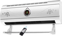 Wall Mounted Space Heater, Heater, Ptc over Door Fan Heater Remote Control Timer, Winter Room Bathroom Clothes Dry Remote Control Air Conditioner, Electricity Saving