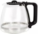 Mr. Coffee 12-Cup Replacement Decanter with Ergonomic Handle in Black