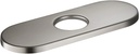 KIBI 6-Inch Bathroom Faucet Hole Cover Plate | Stainless Steel Single Hole Deck Plate | Durable and Corrosion-Resistant Design for Sink Installation (Brushed Gold, KFC100)