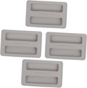 Cabilock 4pcs Silicone Toaster Cover Heat Insulated Bread Machine Protector Dust Cover for Kitchen Appliances for Home Restaurant Use