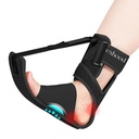 2PCS Upgraded Plantar Fasciitis Night Splint (Black)