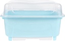 Dish Drying Rack Drain Board with Lid Cover Bottle Holder Kitchen Plate Cup Dish Drainer Rack Tray Cutlery Utensil Holder for Chopstick Flatware