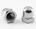 5/16-18 Acorn Hex Cap Nuts, 304 Stainless Steel Hex Nut Set, Plain Finish, Pack of 25